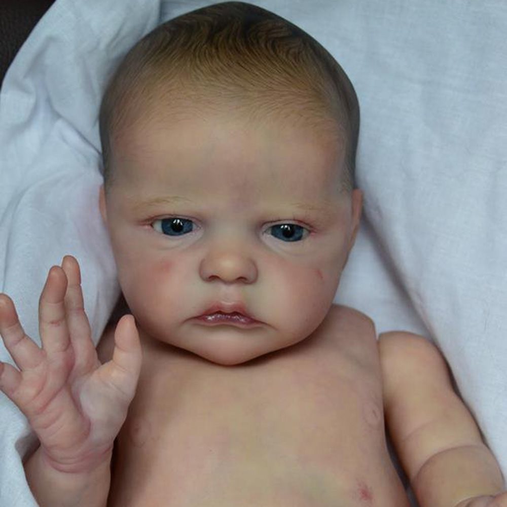21'' Reborn Baby Girl Bruce, Realistic Lifelike Handmade