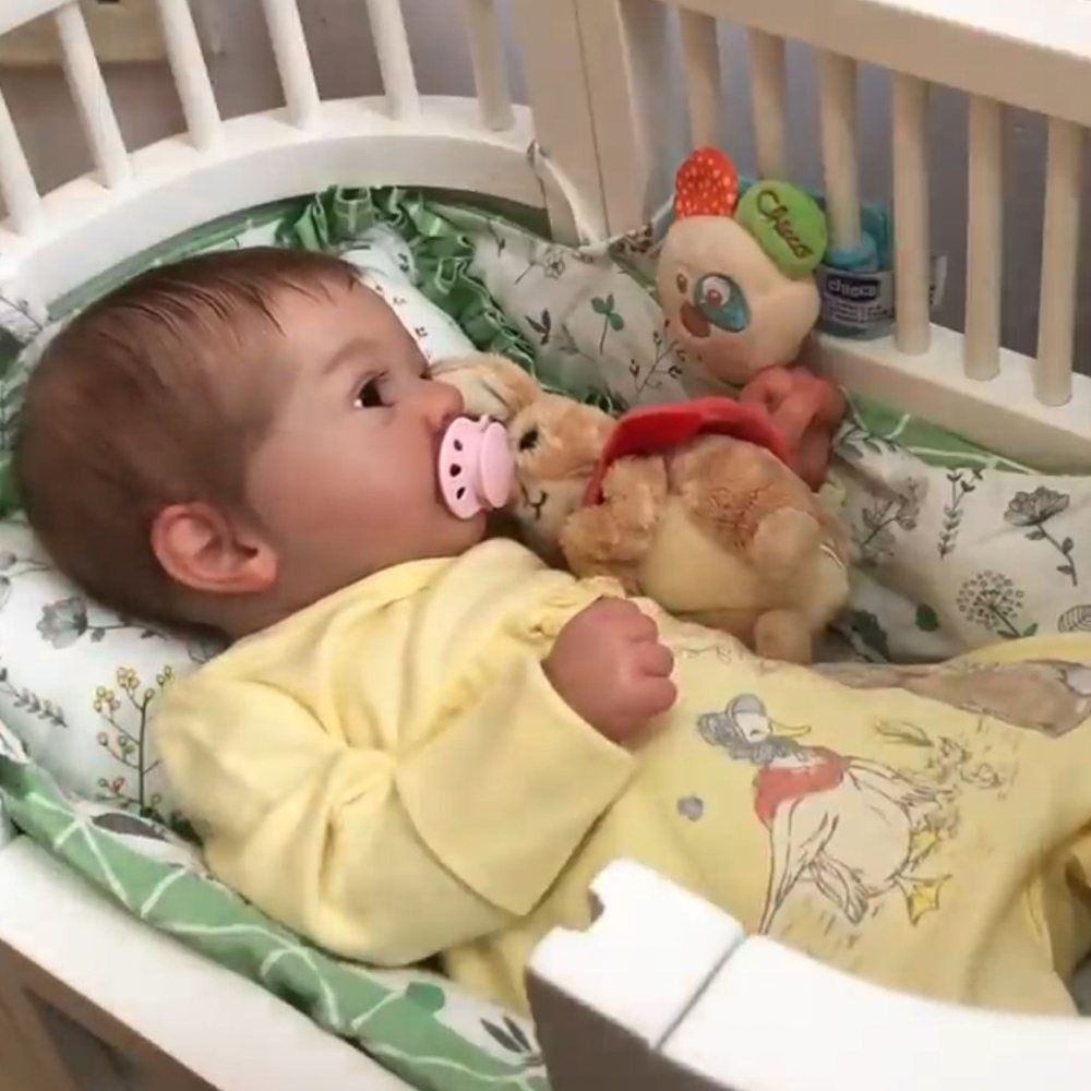 17'' Wanisa Realistic Cute Reborn Baby Dolls