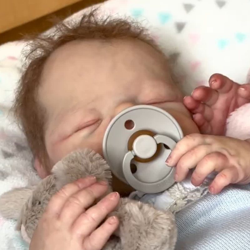 17'' Barney Realistic Cute Reborn Baby Dolls