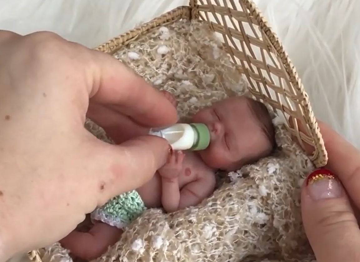 5'' Soft Touch Silicone Lifelike Mini Reborn Baby Doll