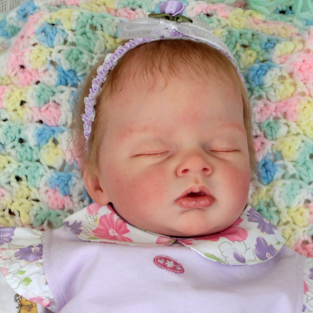 22'' Reborn Baby Girl donna, Realistic Lifelike Handmade