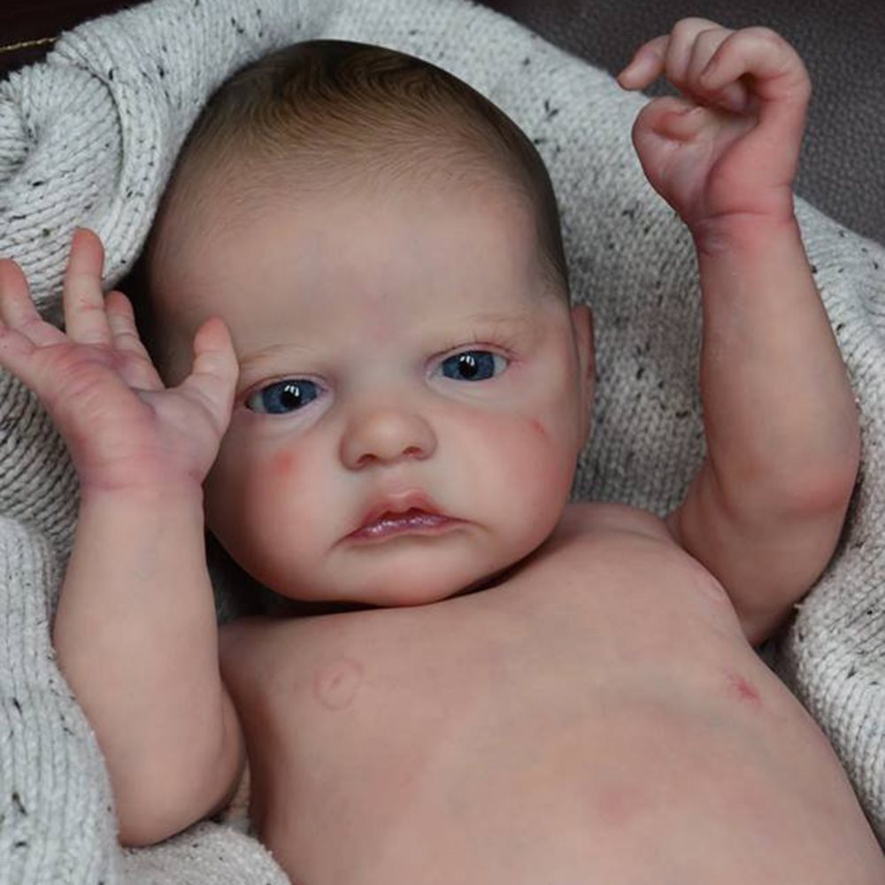 21'' Reborn Baby Girl Bruce, Realistic Lifelike Handmade
