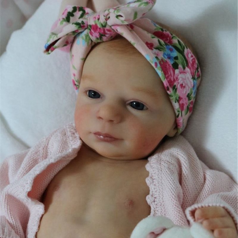 17'' Bruce Asleep Realistic Reborn Baby Boy