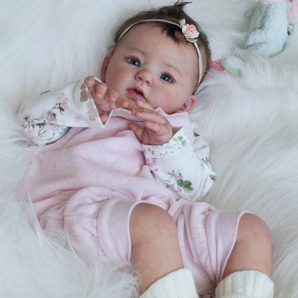 17" Taylor Realistic Reborn Baby Girl Doll