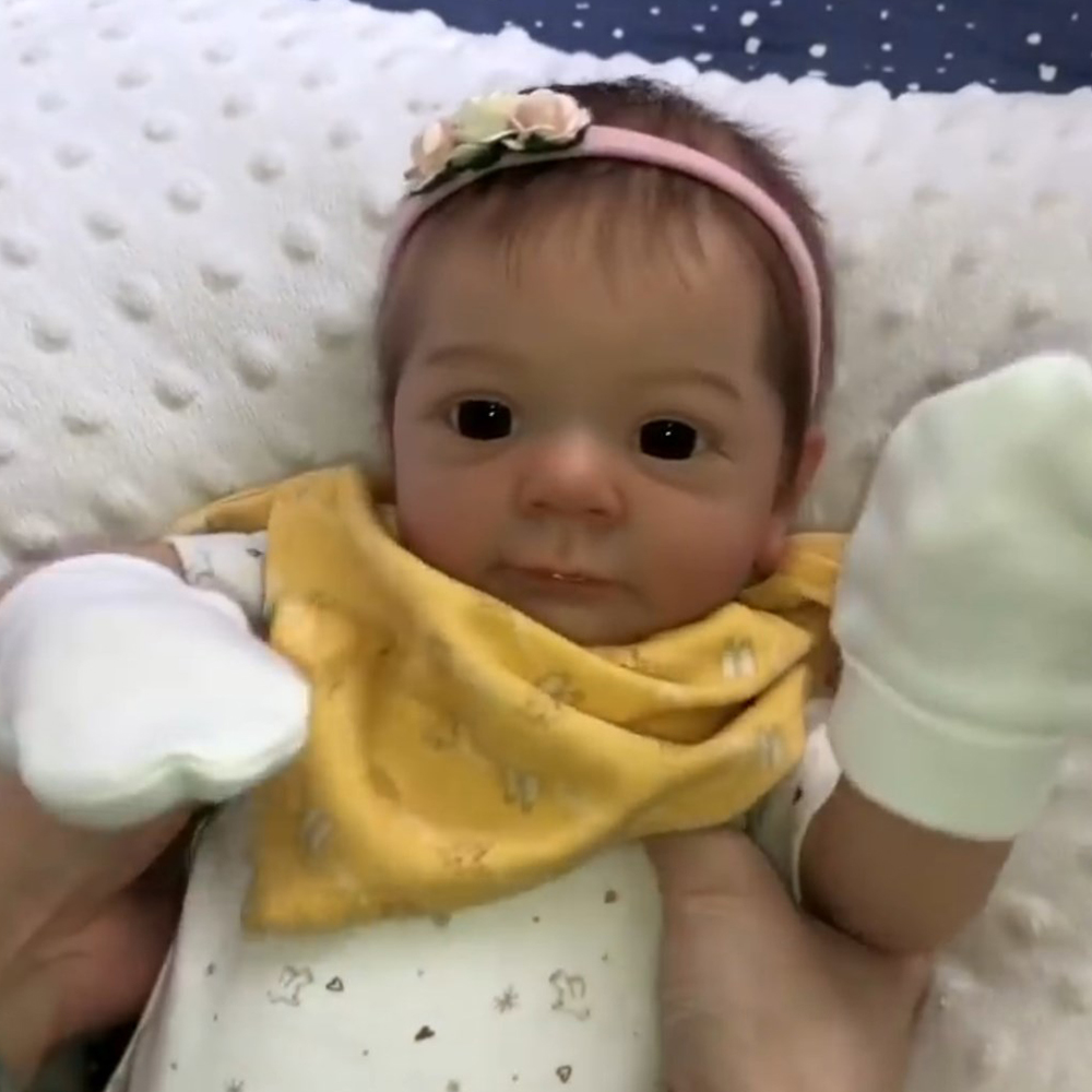 17'' Wanisa Realistic Cute Reborn Baby Dolls