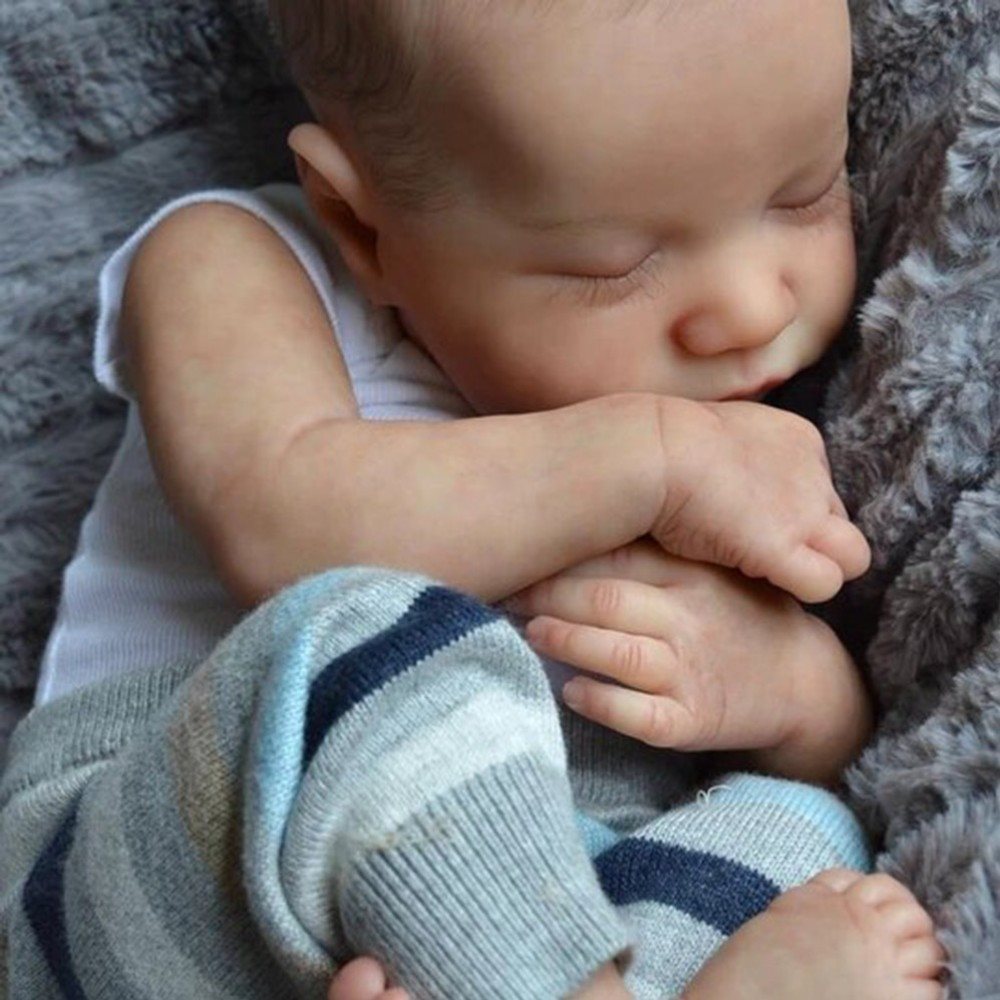 22'' Real Lifelike Carley Reborn Doll Boy-Levi Series