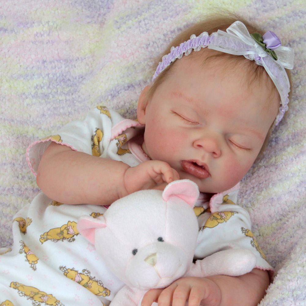 22'' Reborn Baby Girl donna, Realistic Lifelike Handmade