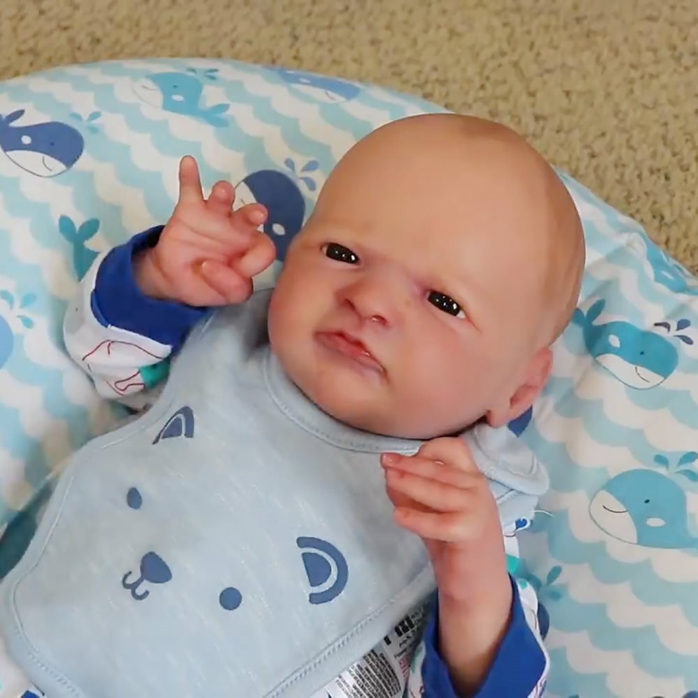 17'' Lifelike Cute Trey  Reborn Baby Dolls