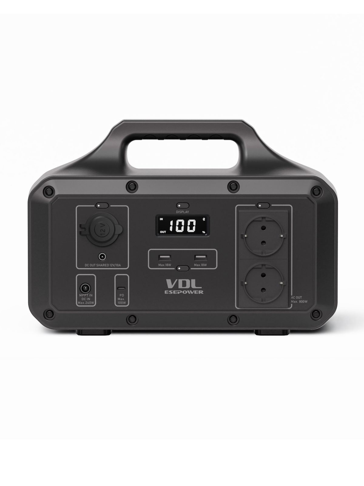 VDLPOWER PS0800 Portable Power Station 800W/510Wh