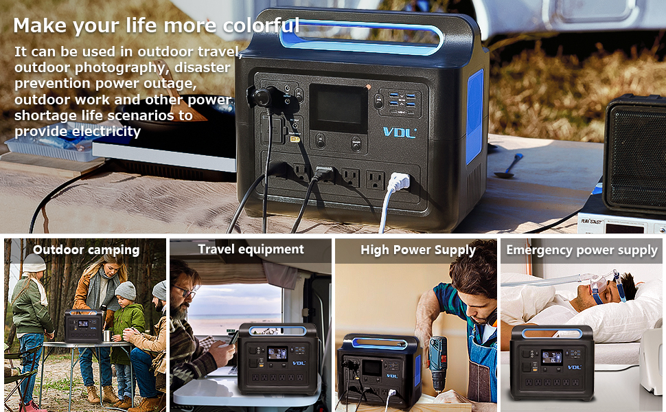 VDLPOWER HS1500 PORTABLE POWER STATION 1228WH/1500W-VDLPOWER VDLPOWER HS1500 PORTABLE POWER STATION 1228WH/1500W-VDLPOWER