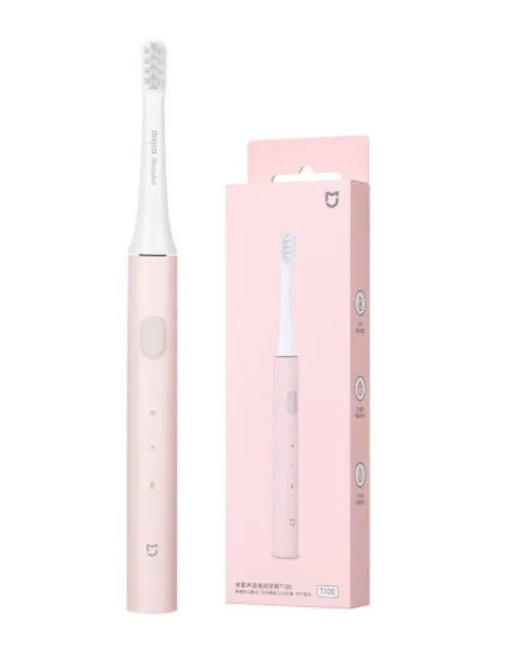 Электрическая зубная щетка Xiaomi T100, розовый