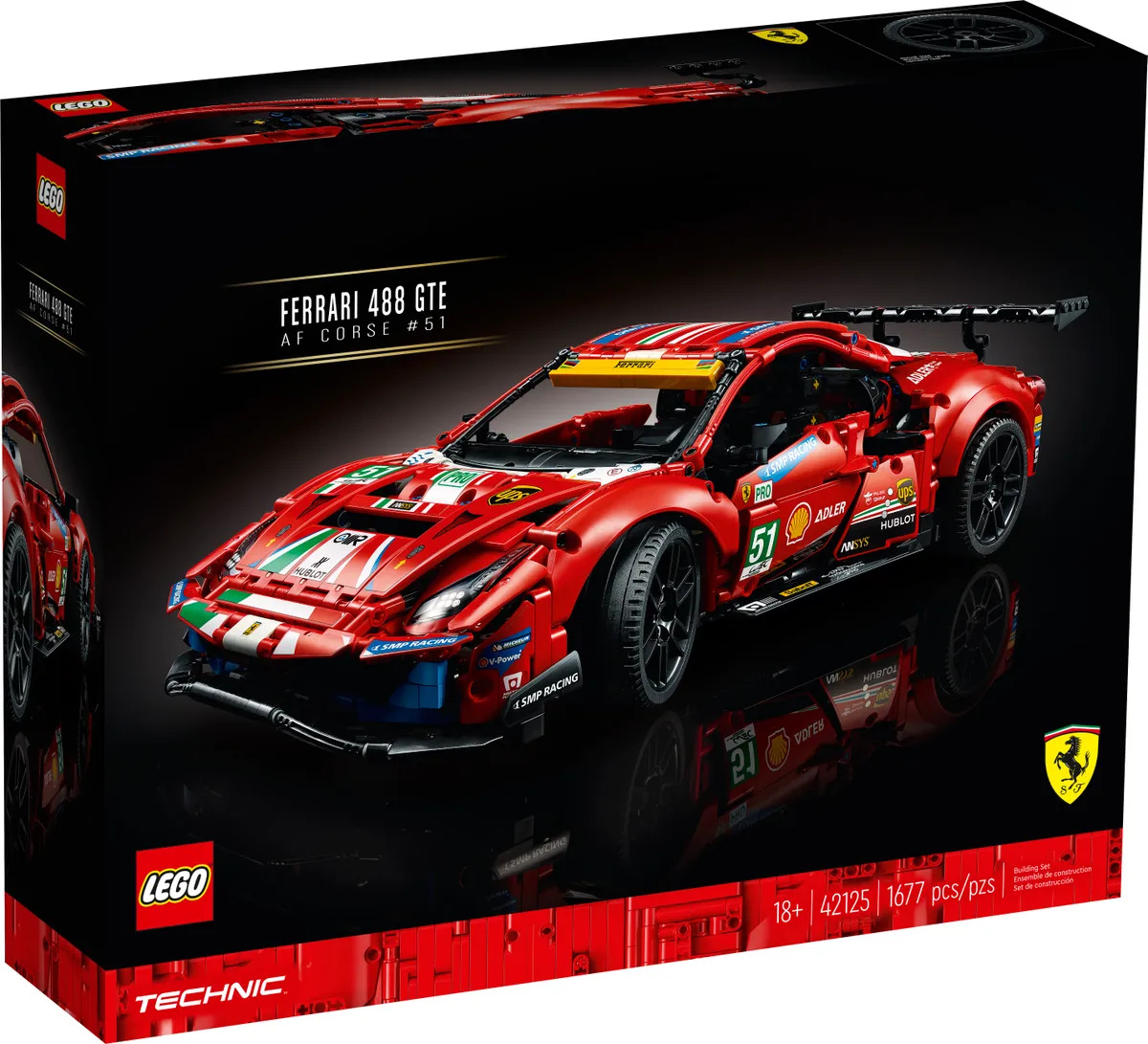 Конструктор LEGO Technic 42125 Ferrari 488 GTE