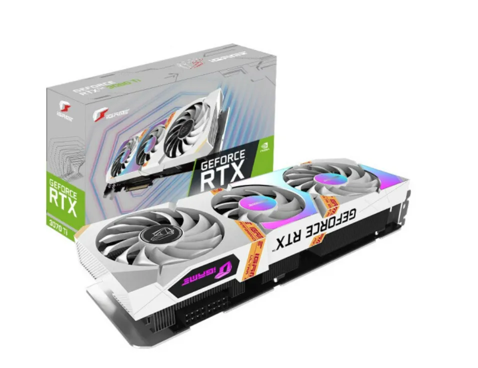 Видеокарта Colorful 8 ГБ (Colorful iGame GeForce RTX 3070 Ti Ultra W OC 8G (1770-1800Mhz))