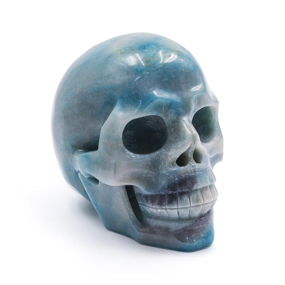 1kg Trolleite Hollow Out Carving Skull