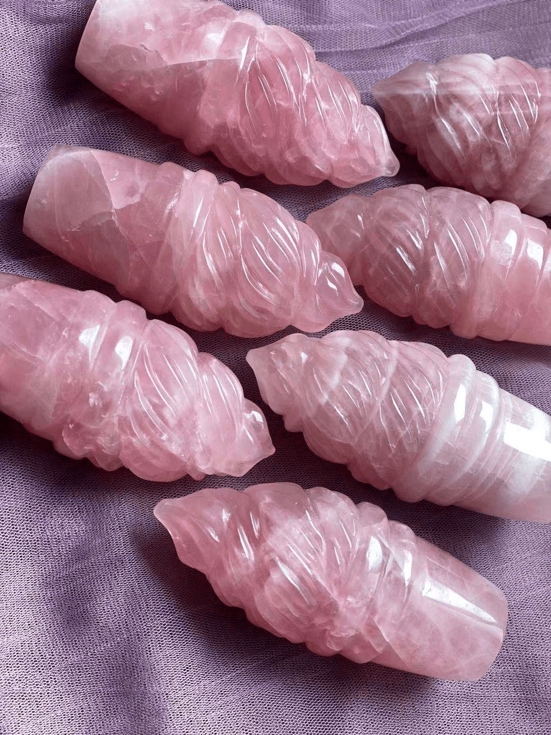 Rose quartz ice cream