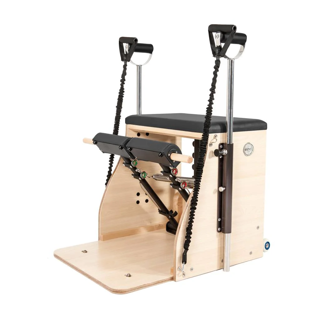 Elite Wood Stability Chair With Handles - Elina Pilates®-Trysauna