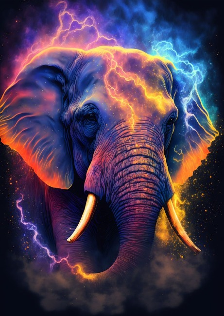 Diamond Painting -  Magic elephant