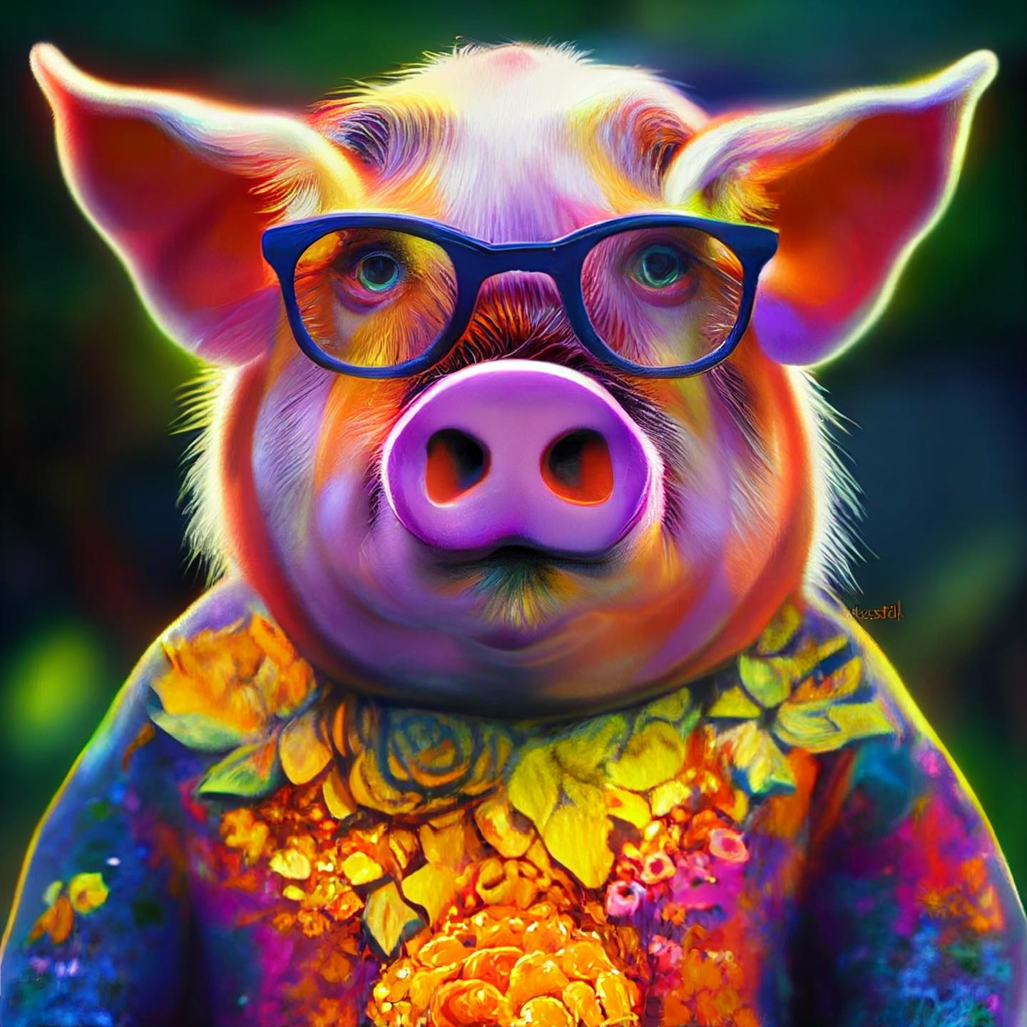 Diamond Painting - Animal Pig