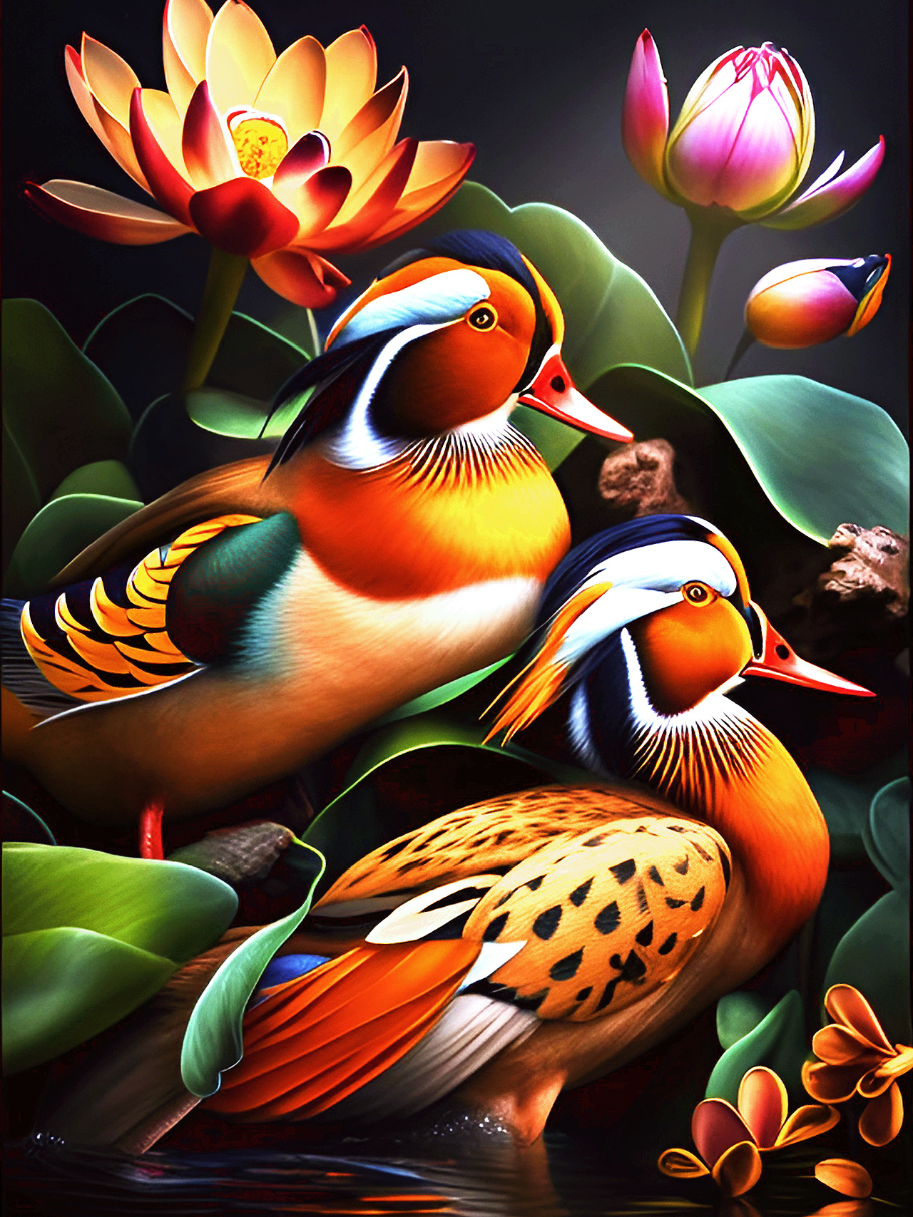 Diamond Painting - Colorful Duck