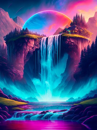 Diamond Painting - Waterfall