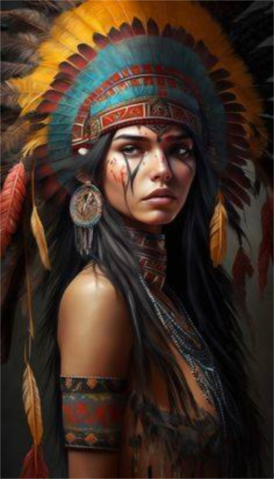 Diamond Painting -  Female chief