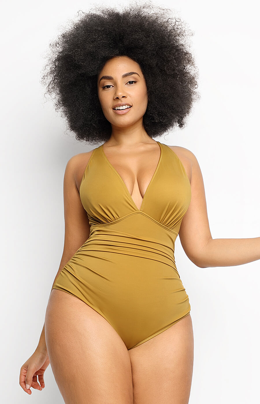Smart Sculpt Plunge Cutout Swimsuit