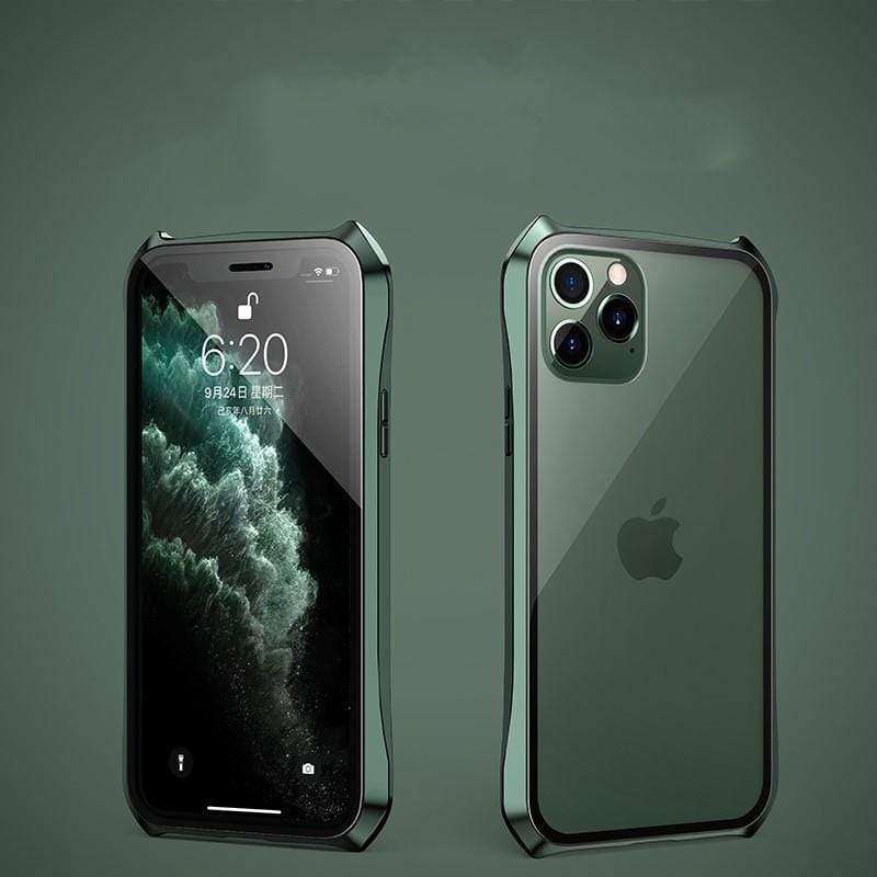 All Wrap Tempered Glass Bumper Frame Shockproof Protective Designer iPhone Case For iPhone 12 SE 11 Pro Max X XS Max XR 7 8 Plus