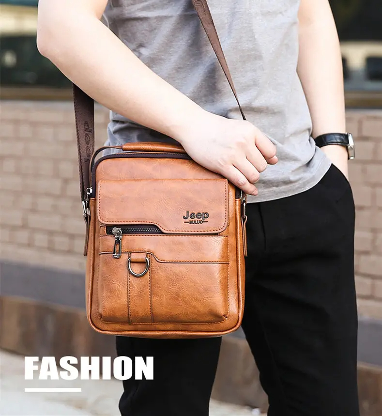 Férfi alkalmi divatos borjúbőr táska