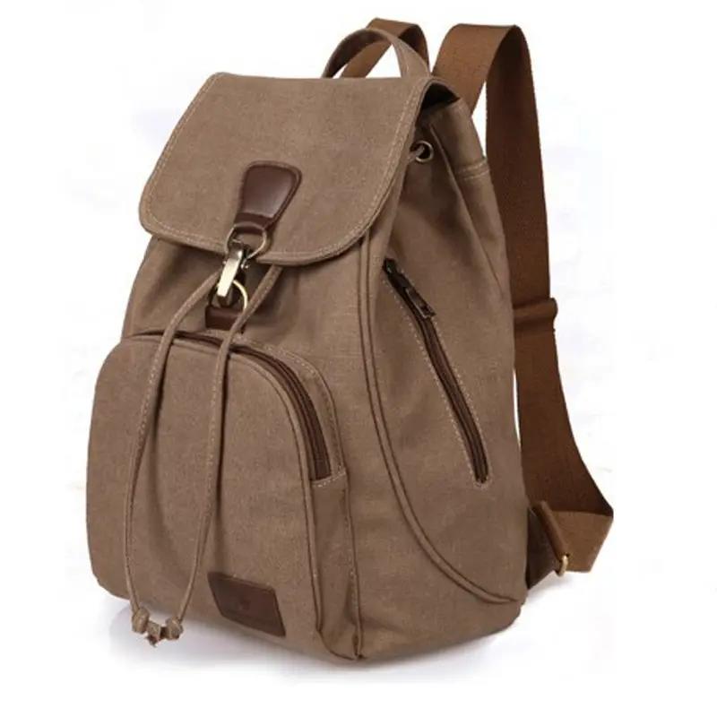 Divatos retro vászon hátizsák nőknek