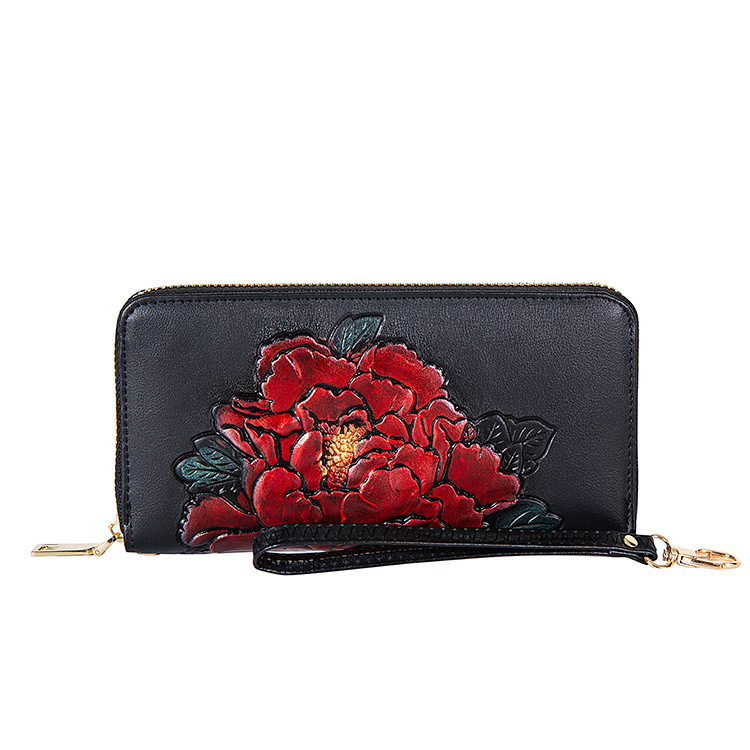 Új - Borjúbőr hosszú pénztárca