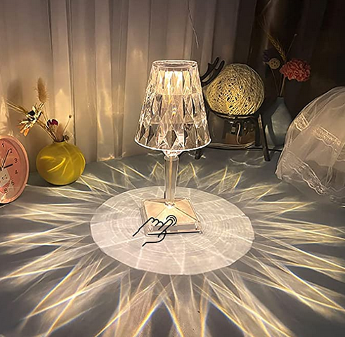 Led Crystal Diamond Table Lamps