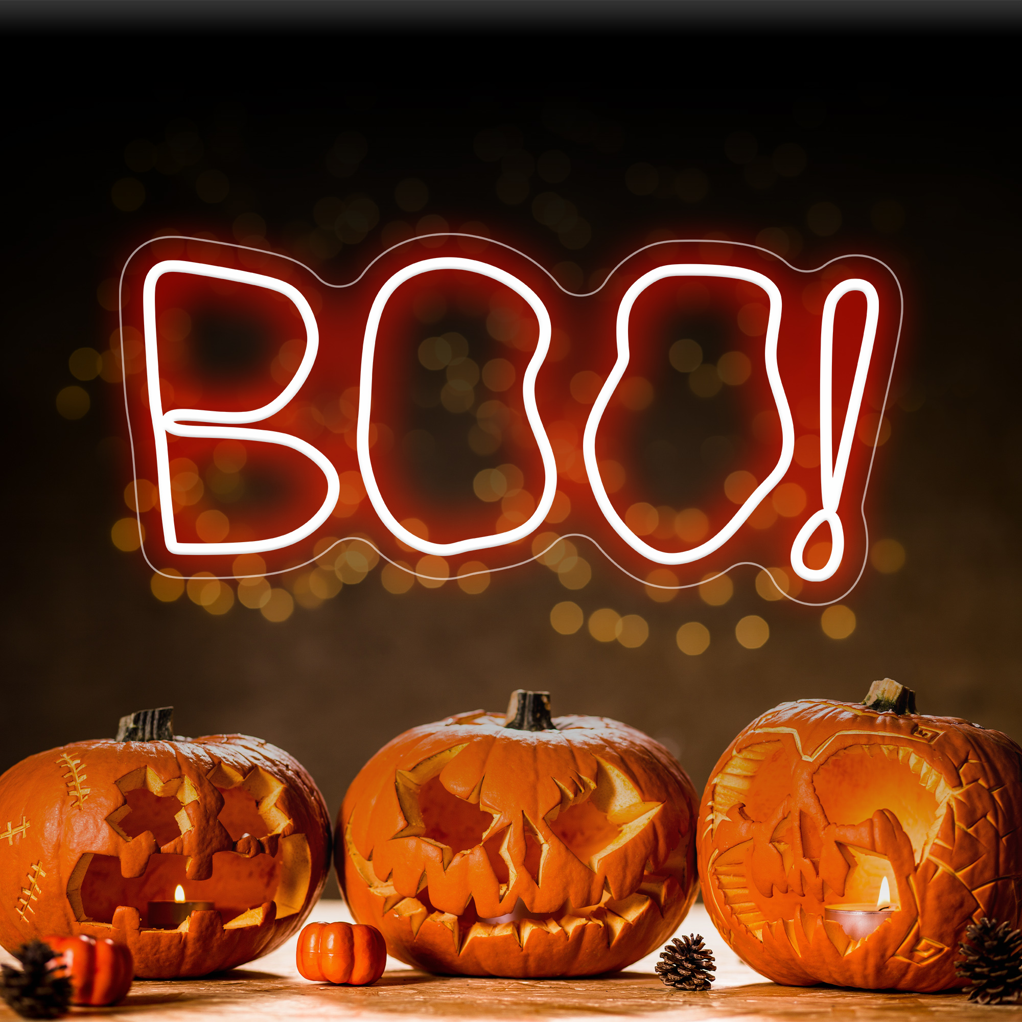BOO! - Halloween Neon Sign-MHneonsign