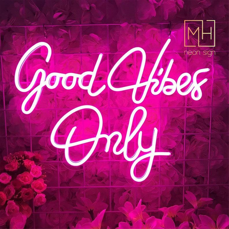 Good Vibes Only LED Neon Sign-MHneonsign