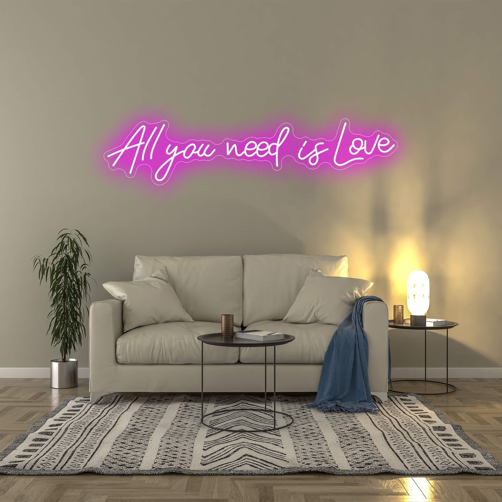 All you need is love - Neon Sign-MHneonsign