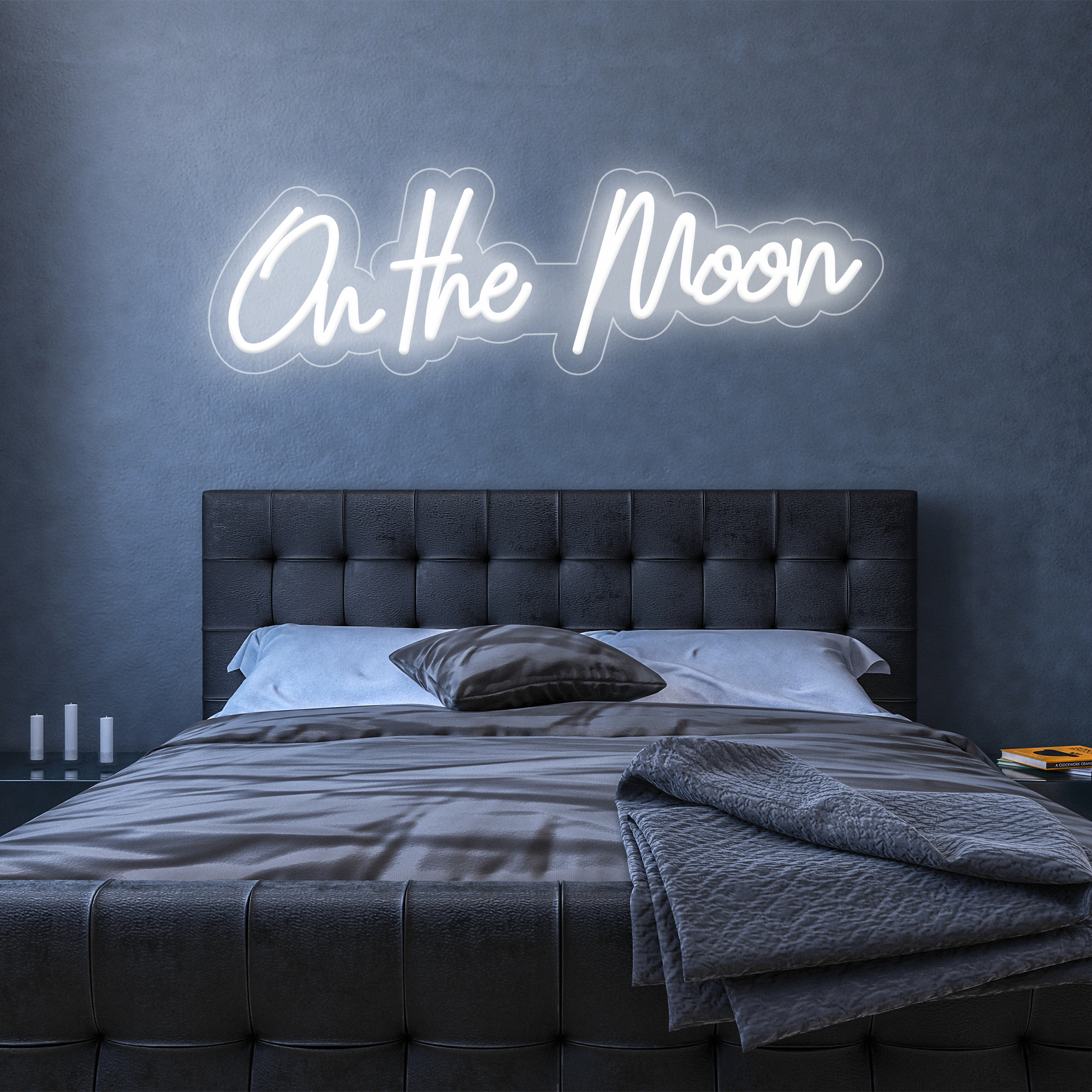 To the moon - Neon Sign-MHneonsign