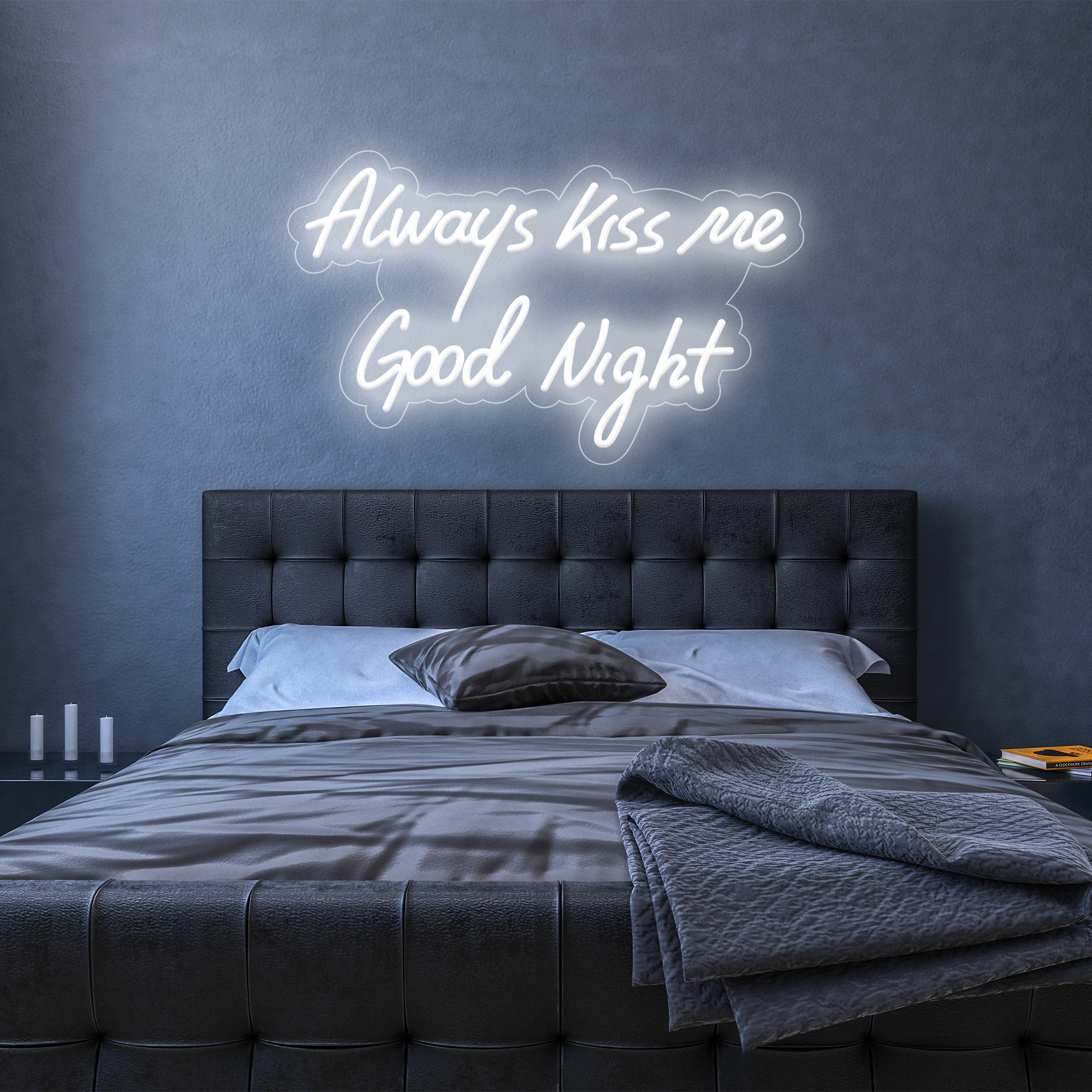 Always Kiss Me, Good Night - Neon Sign-MHneonsign