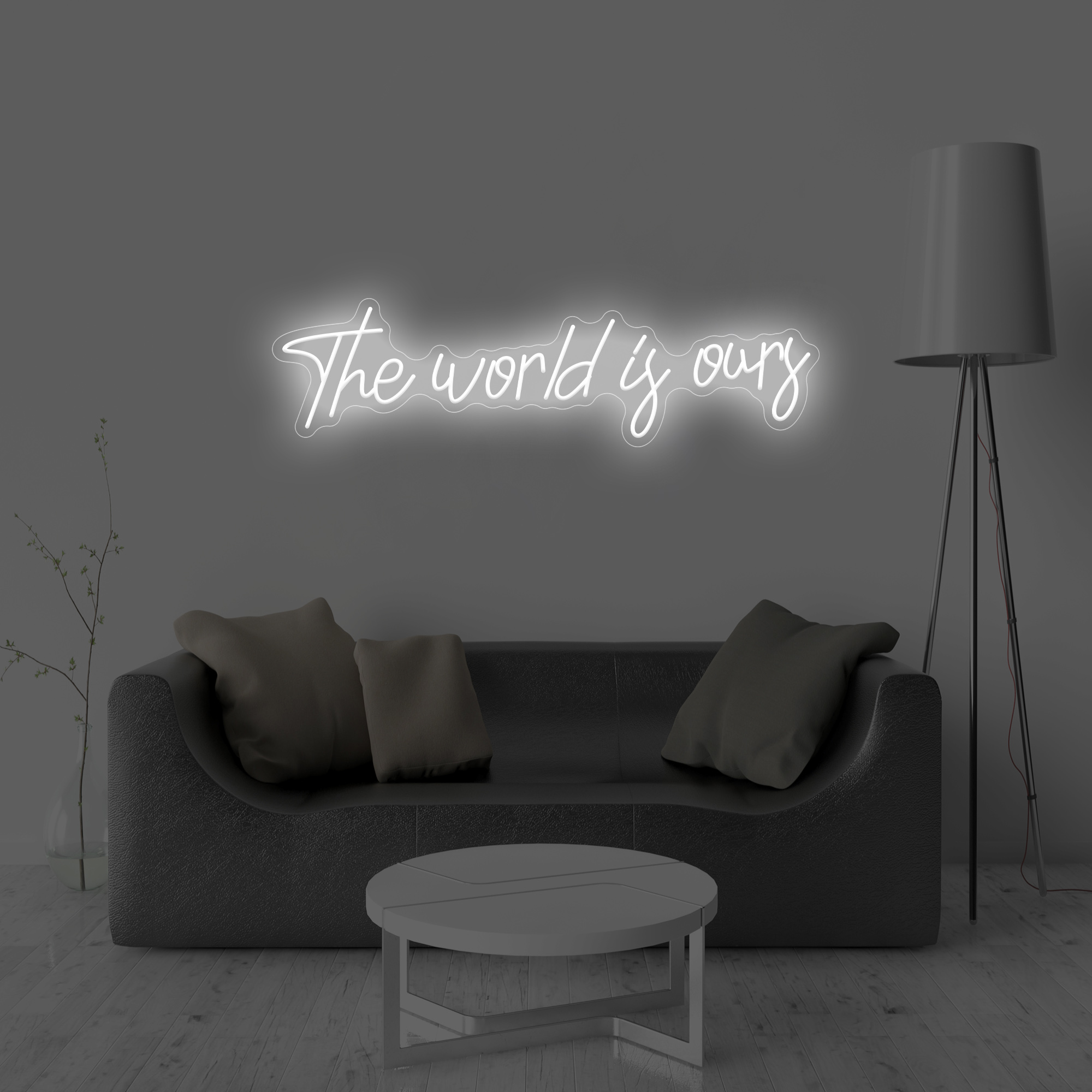 The world is ours - Neon Sign-MHneonsign