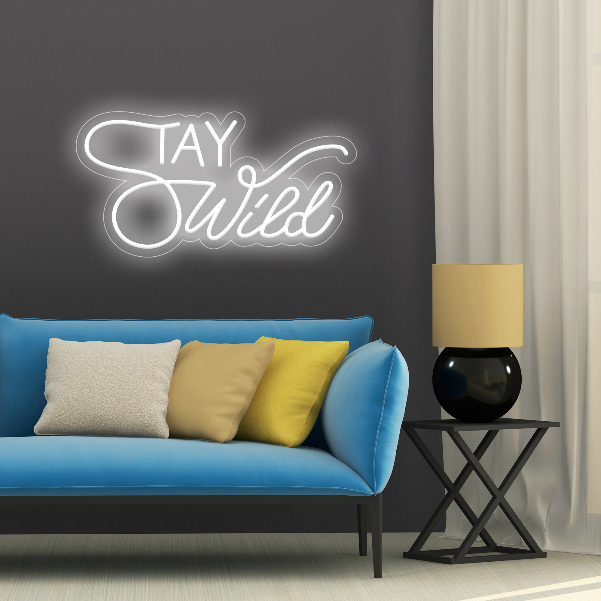 Stay While  - Neon Sign-MHneonsign