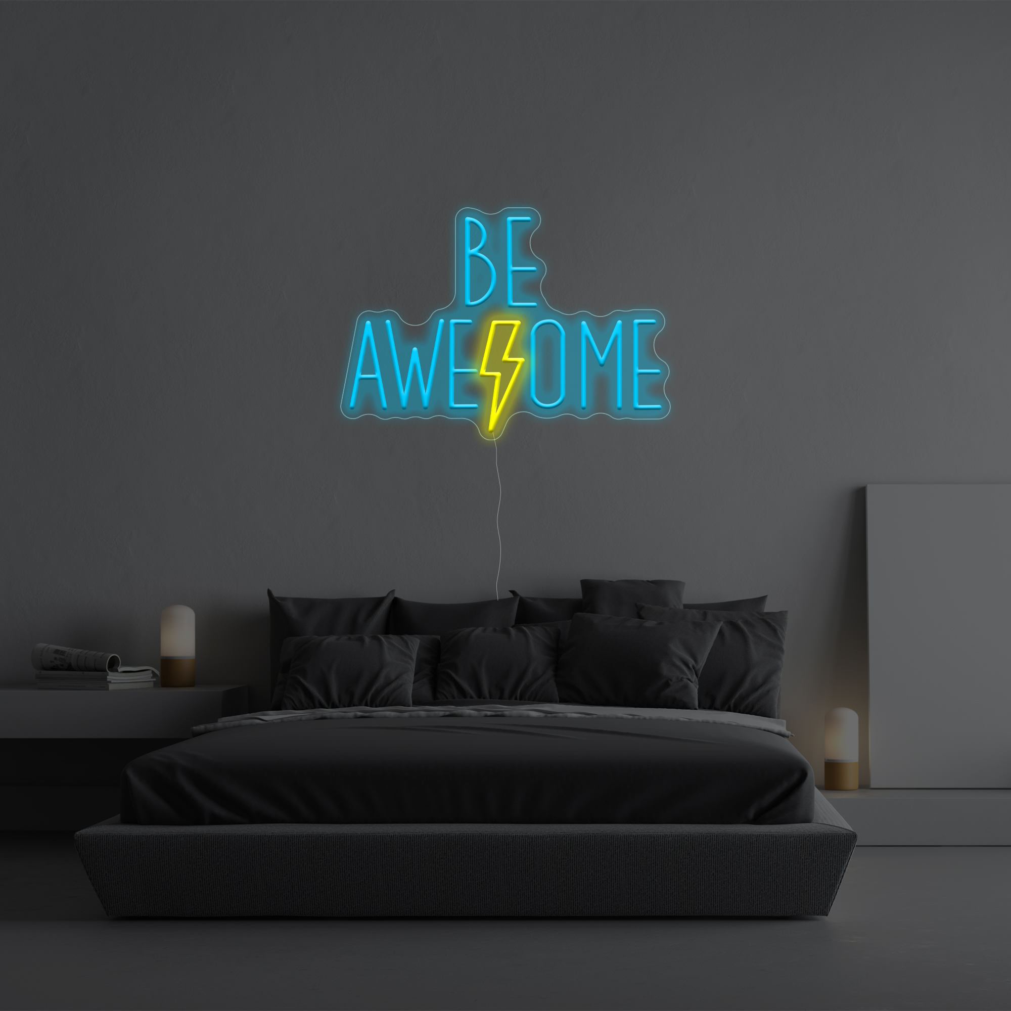 "Be Awesome" LED Neon Sign Light-MHneonsign