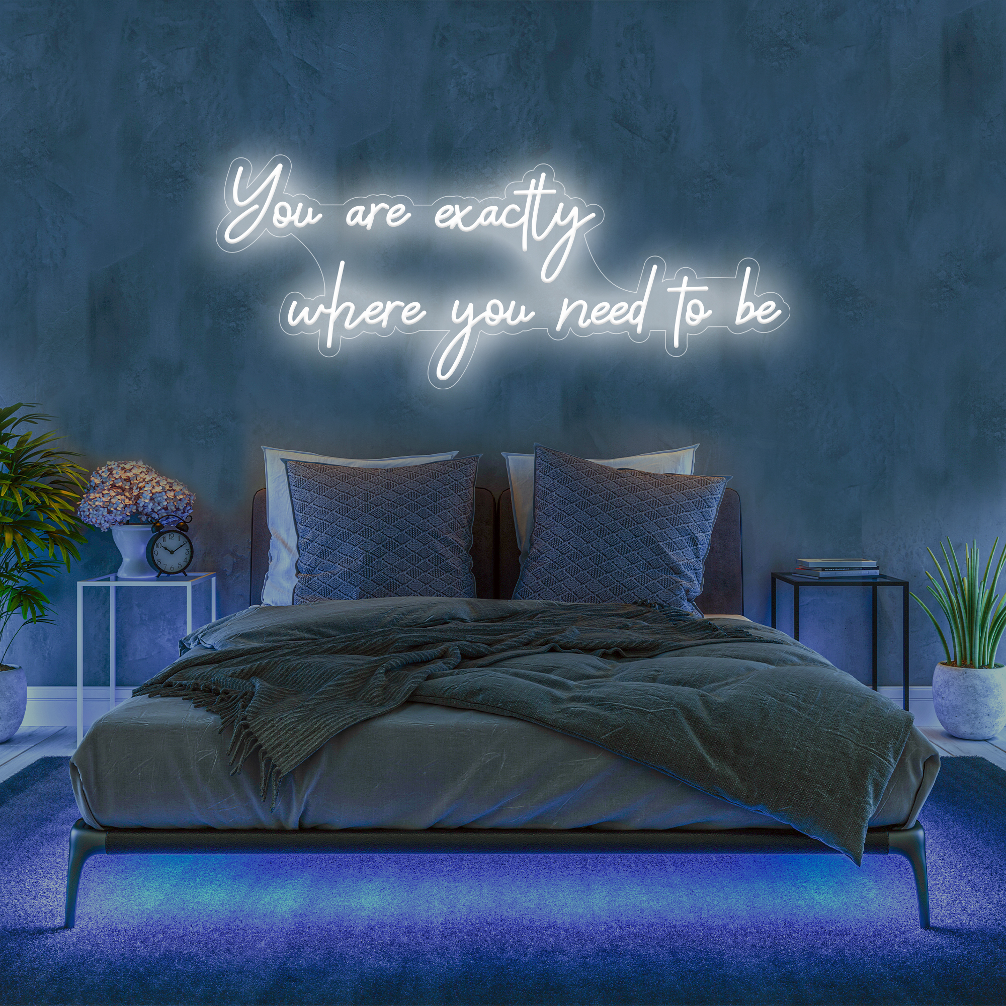 You are exactly where you need to be - Neon Sign-MHneonsign