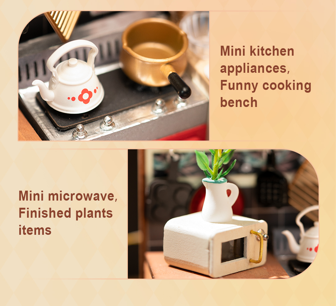 REAL Mini Kitchen Set Can Cook Real Mini Food Include All Cookware Set in  Picture for Cook Real Tiny Food 