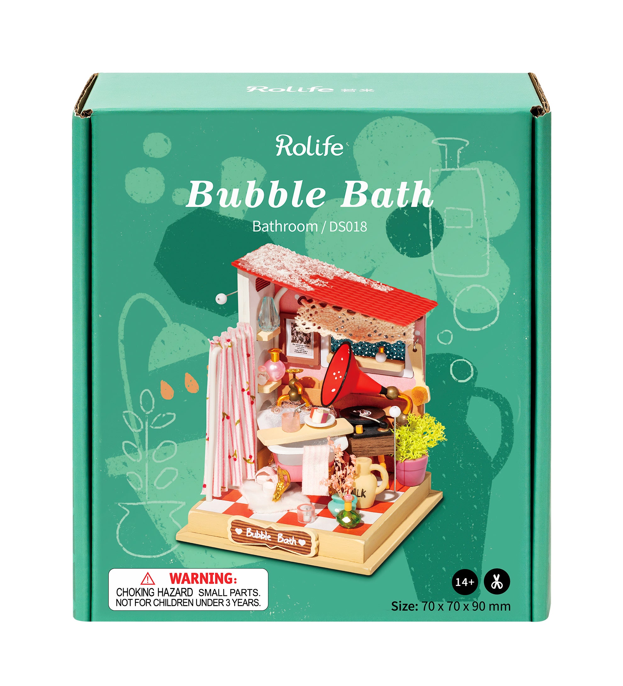 Rolife  DIY Miniature Dollhouse - Bubble bath (Bathroom) DS018