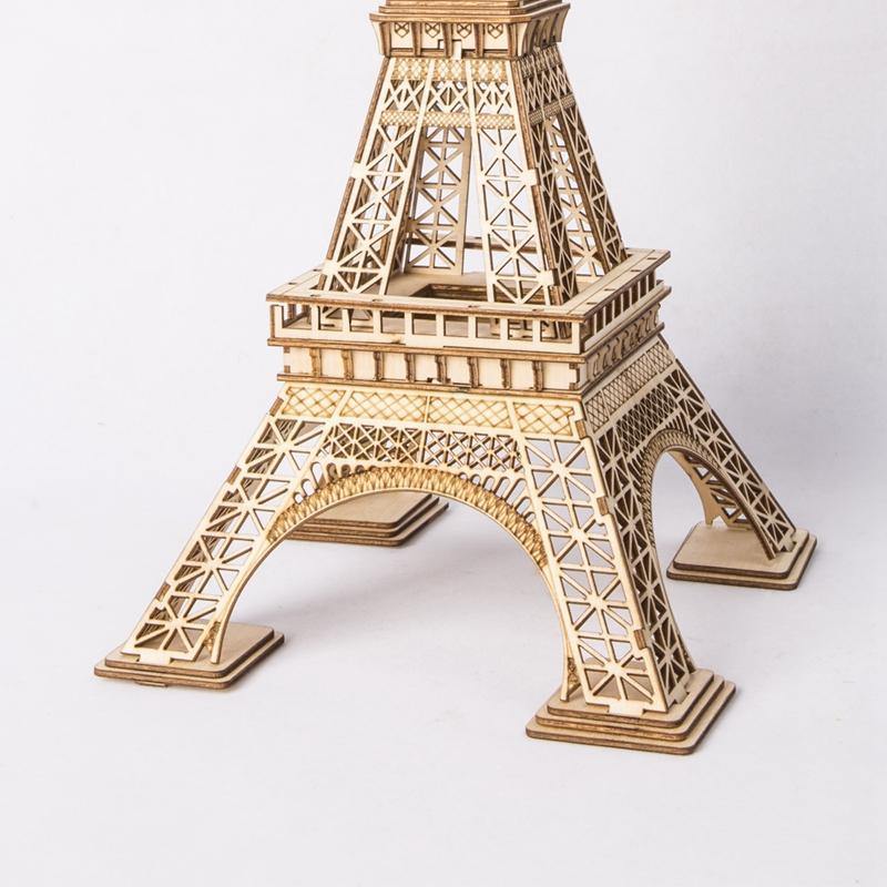 [Only Ship To U.S. ]Rolife Modern 3D Wooden Puzzle - Eiffel Tower TG501 - Rolife