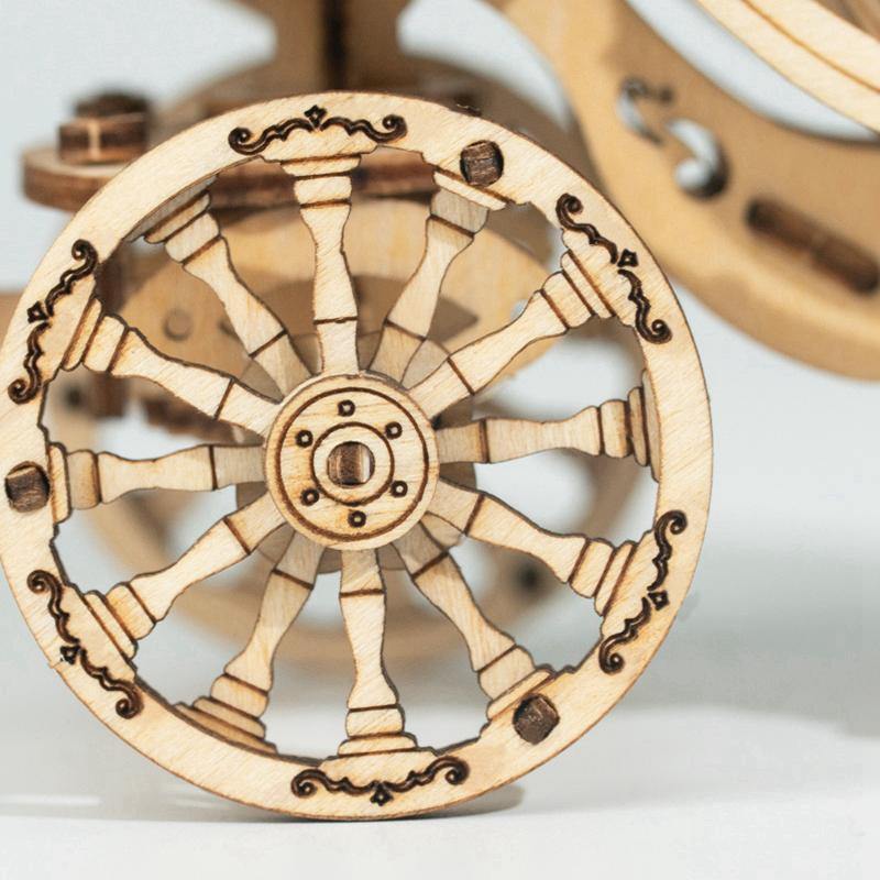 Rolife Modern 3D Wooden Puzzle - Pumpkin Cart TG302 - Rolife