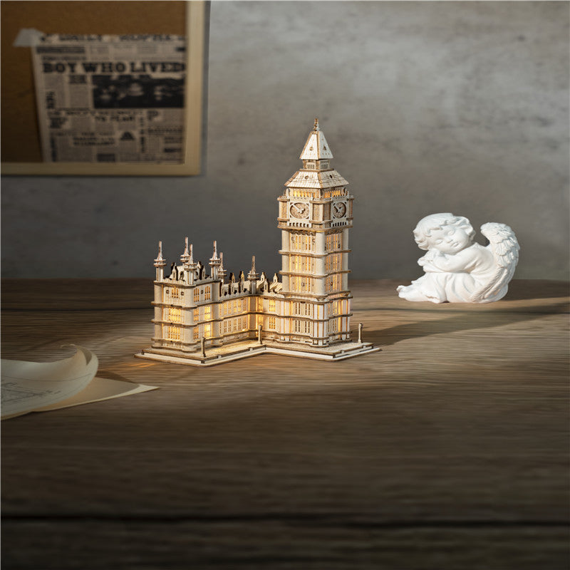 Rolife Modern 3D Wooden Puzzle - Big Ben Architecture TG507