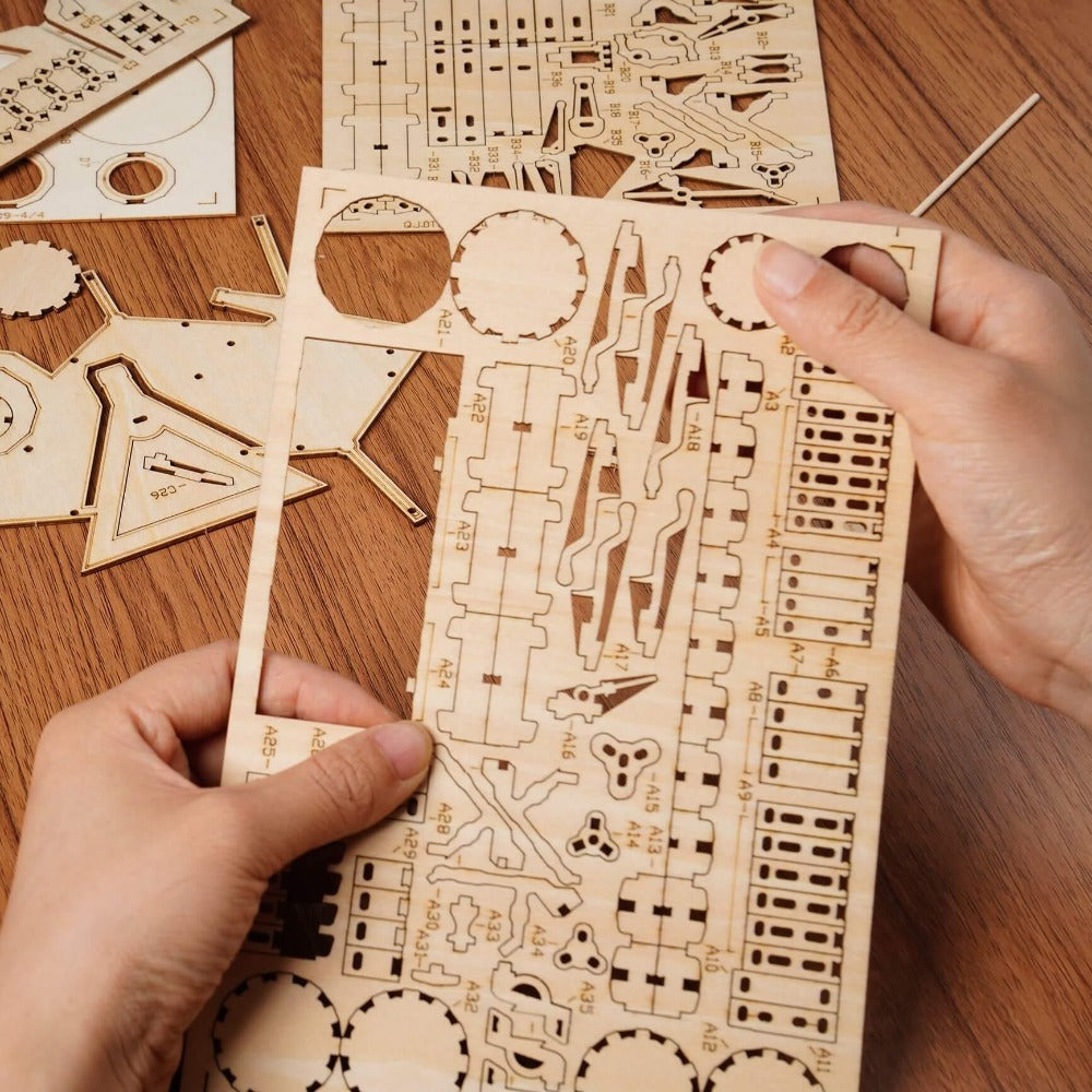 Rolife Modern 3D Wooden Puzzle - Drum kit TG409 - Rolife