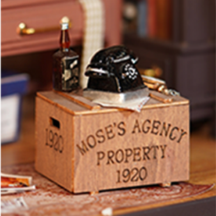 DG157, kit de maison miniature à faire soi-même : Mose's Detective Agency