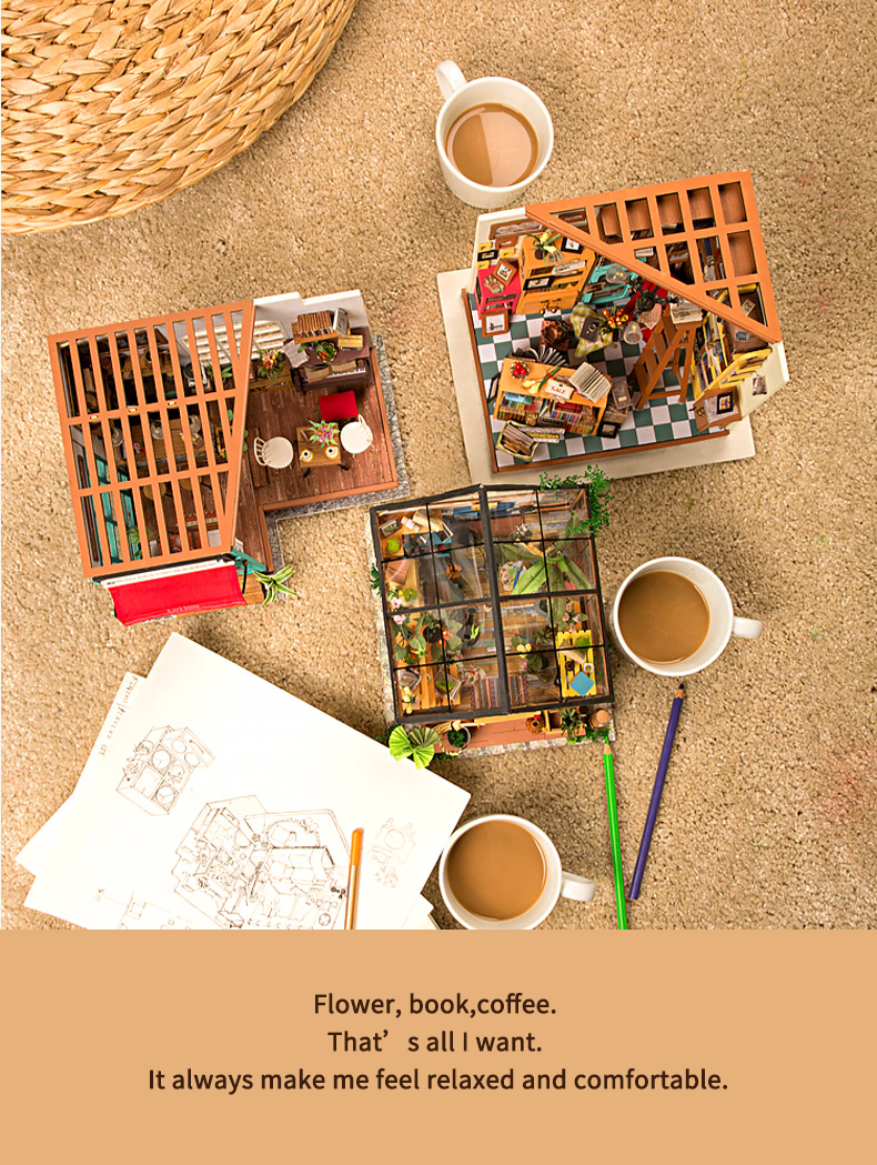 Rolife DIY Miniature Dollhouse - Simon??s Coffee DG109