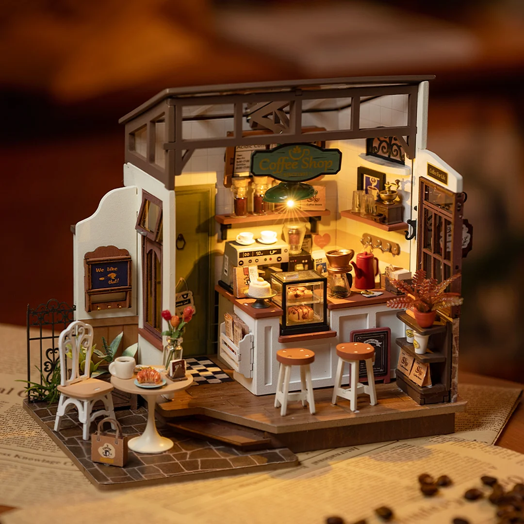 Rolife DIY Miniature Dollhouse Kit Tiny House Gift pour adultes et  adolescents à construire (Loft Doras) 