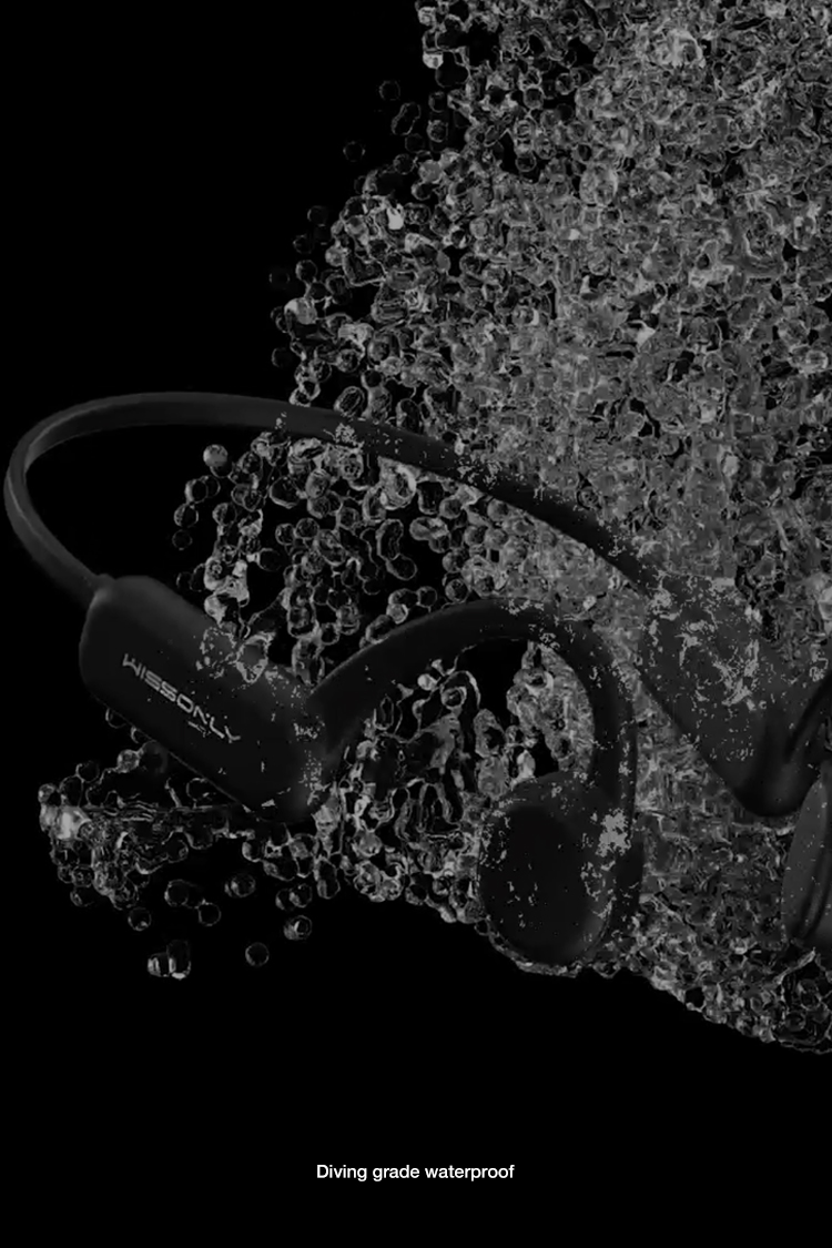 All our bone conduction headphones are manufactured by advanced technology and pass strict quality inspection,so our IPx8 waterproof sports  headset phones is good for running,swimming,cycling and workout.